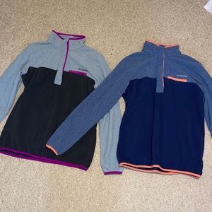 2 Colombia button up sweaters! Price of 1!